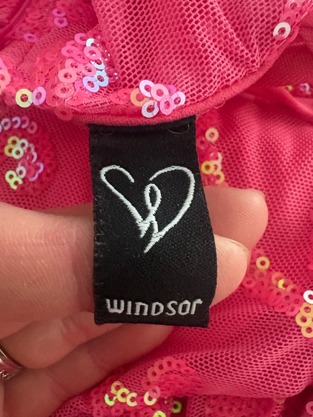 Windsor Julissa Pink Sequin Mesh Mermaid Dress XS - Picture 12 of 15